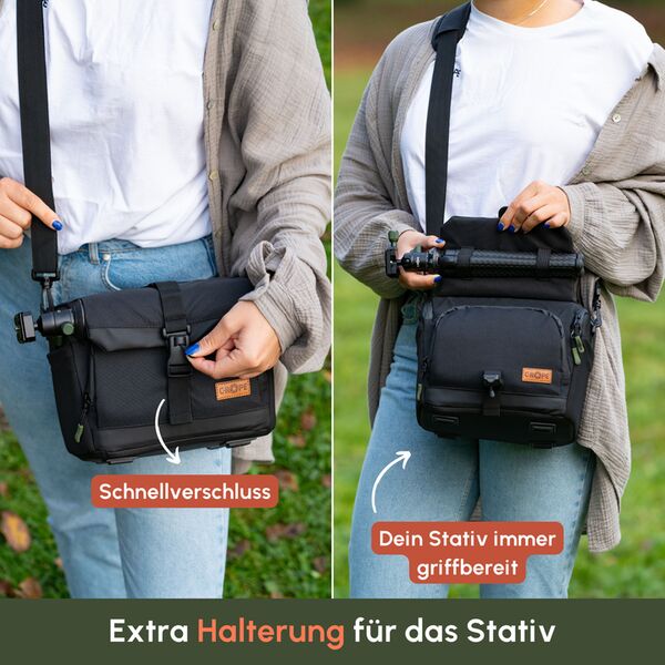 C-Rope Kameratasche V3  Schwarz