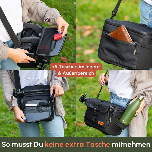 C-Rope Kameratasche V3  Schwarz