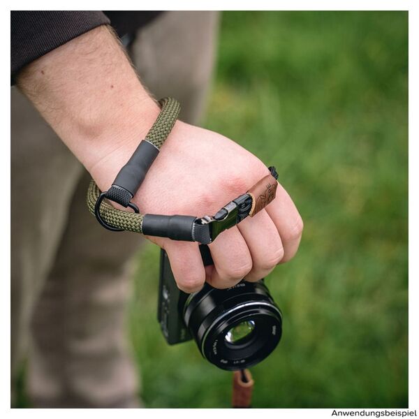 C-Rope Handschlaufe aus Kletterseil 30cm  Military Olive