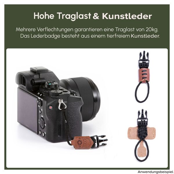 C-Rope Handschlaufe aus Kletterseil 30cm  Military Olive