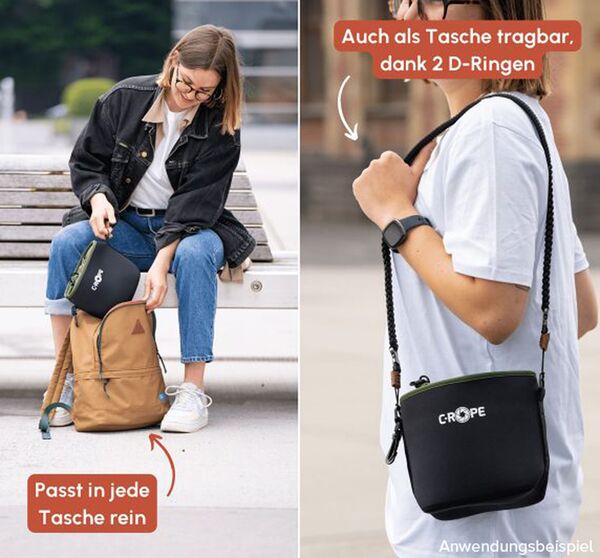 C-Rope Kamerabeutel V2 aus Neopren  S / M / L (3er Pack)