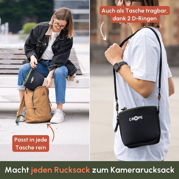 C-Rope Kamerabeutel V2 aus Neopren  S