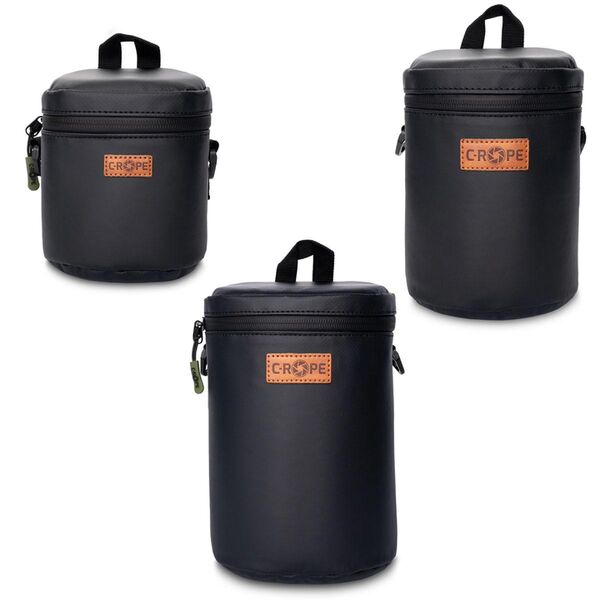 C-Rope Premium Objektivtasche mit Fleece-Fütterung  3er Set (S+M+L)