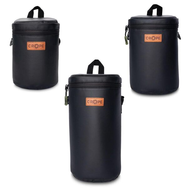 C-Rope Premium Objektivtasche mit Fleece-Fütterung  3er Set (M+L+XL)