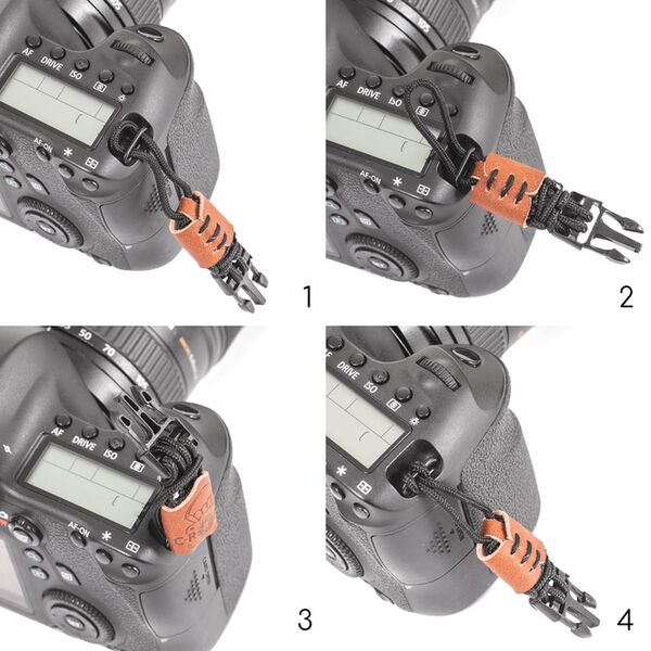 C-Rope Handschlaufe Claw 30cm  Dark Coffee