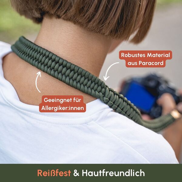 C-Rope Kameragurt Traveler  140cm Red Dots