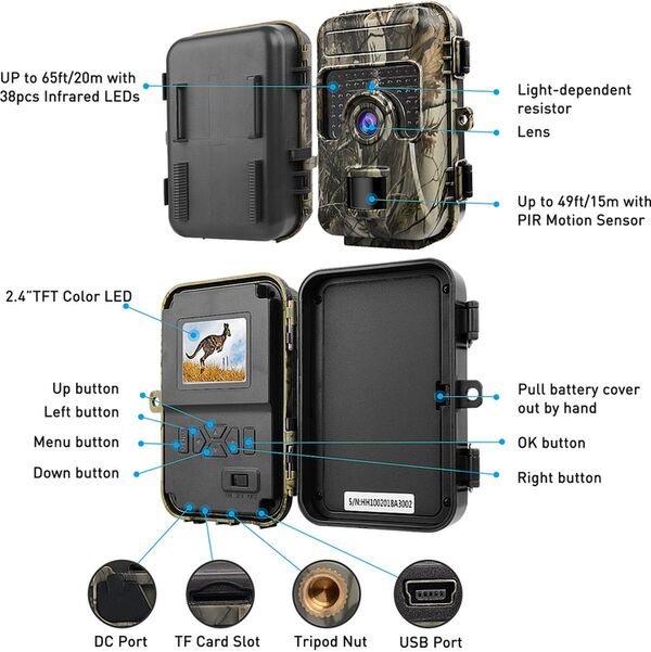 Camouflage Wildkamera SM4 Pro 