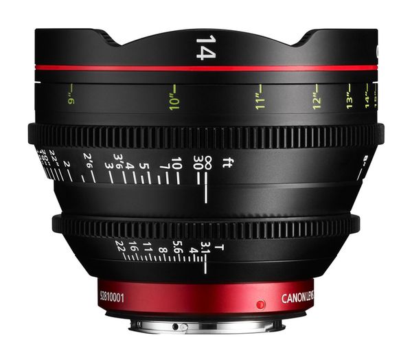 Canon CN-E 14mm T/3,1 L F  Canon EF