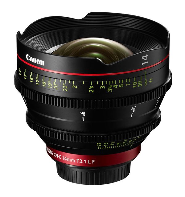 Canon CN-E 14mm T/3,1 L F  Canon EF