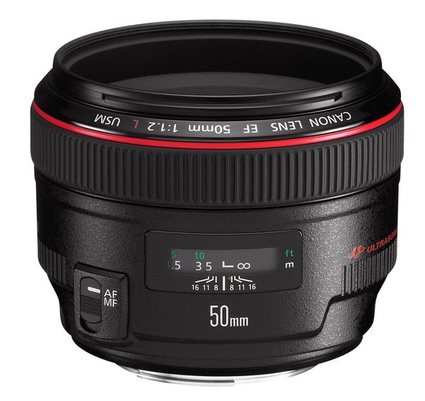 Canon EF 50mm f/1,2 L USM  Canon EF