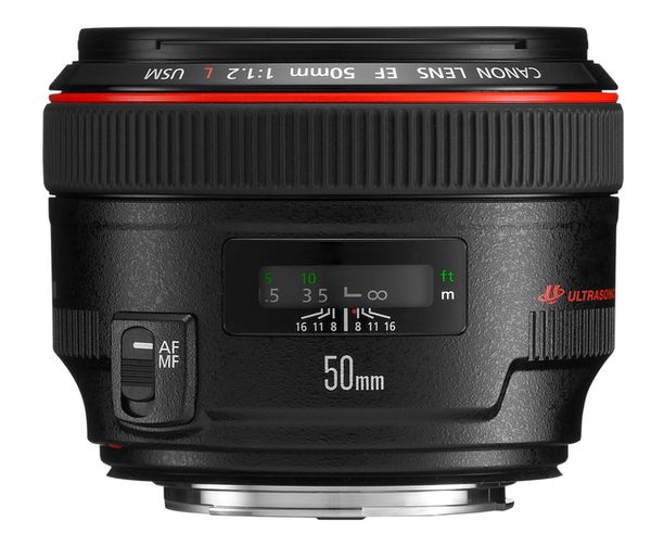 Canon EF 50mm f/1,2 L USM  Canon EF