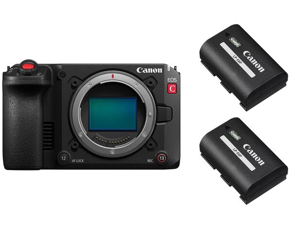 Canon EOS C50 + 2x LP-E6P Akku 