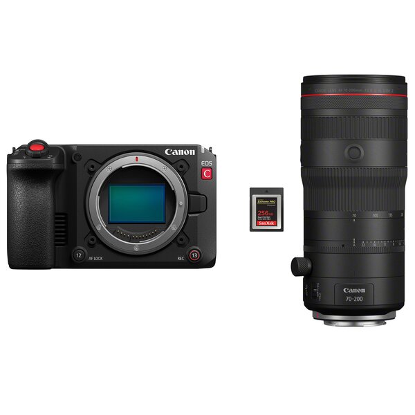 Canon EOS C50 + RF 70-200mm f/2,8 L IS USM Z inkl. CFExpress 256 GB 