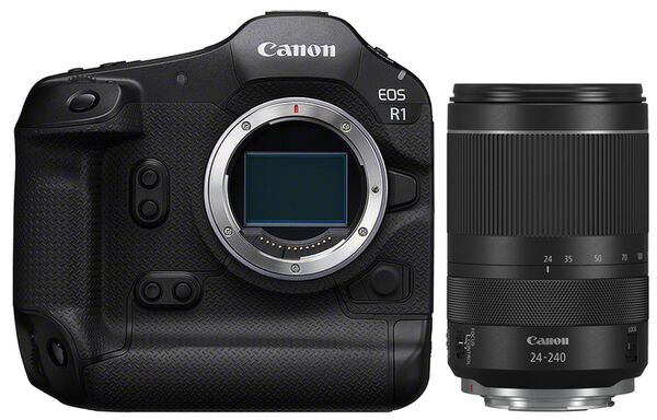Canon EOS R1 + RF 24-240mm f/4,0-6,3 IS USM schwarz 