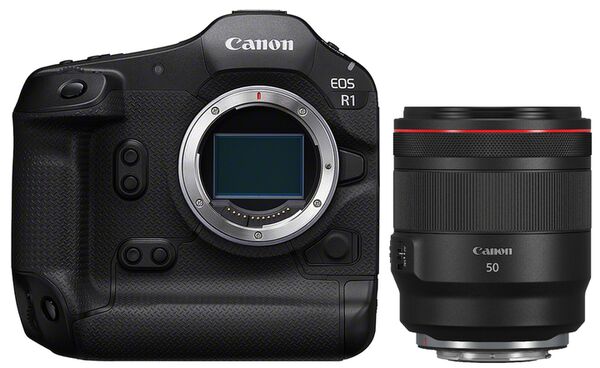 Canon EOS R1 + RF 50mm f/1,2 L USM schwarz 