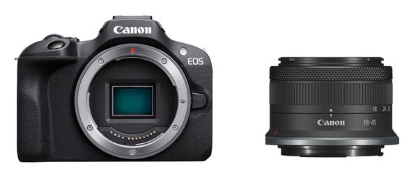 Canon EOS R100 + RF-S 18-45mm IS STM 