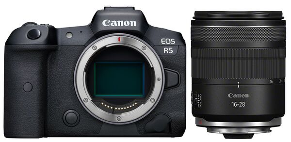 Canon EOS R5 Gehäuse + RF 16-28mm f/2,8 IS STM 
