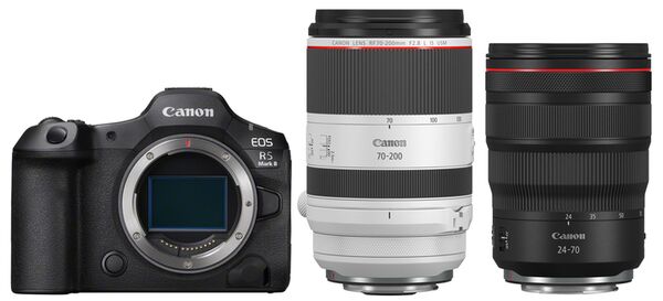 Canon EOS R5 Mark II + RF 24-70mm f/2,8 L IS USM + RF 70-200mm f/2,8 L IS USM 