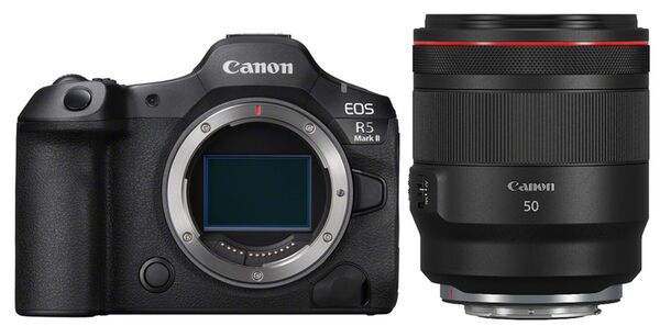Canon EOS R5 Mark II + RF 50mm f/1,2 L USM schwarz 
