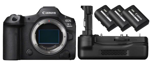 Canon EOS R5 Mark II + CF-R20EP Lüftergriff + 3 Akku LP-E6P 
