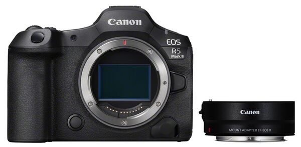 Canon EOS R5 Mark II + Objektivadapter EF-EOS R (ohne Steuerungsring) 