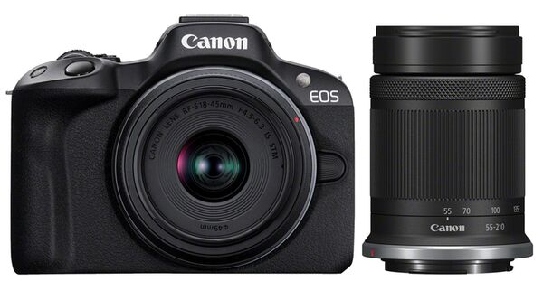Canon EOS R50 + RF-S 18-45mm + RF-S 55-210mm 