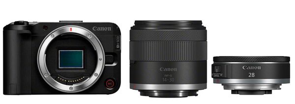 Canon EOS R50 V + RF-S 14-30mm IS STM PZ + RF 28mm f/2,8 STM 