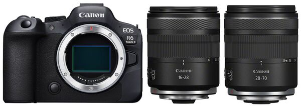 Canon EOS R6 Mark II Gehäuse + RF 16-28mm f/2,8 IS STM + RF 28-70mm f/2,8 IS STM 