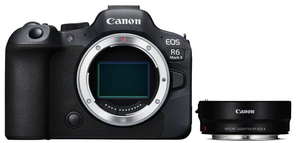 Canon EOS R6 Mark II + Objektivadapter (ohne Steuerungsring) 