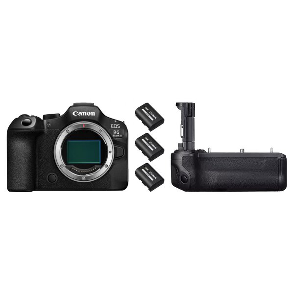 Canon EOS R6 Mark III + BG-R20 Akkugriff + 3 Akku LP-E6P 