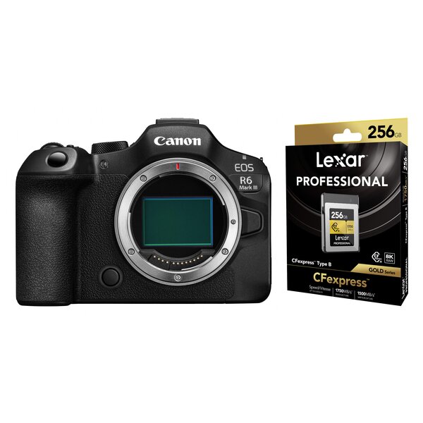 Canon EOS R6 Mark III + CFexpress Lexar - 256 GB 
