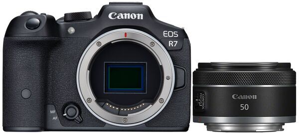 Canon EOS R7 Gehäuse + RF 50mm f/1,8 STM 