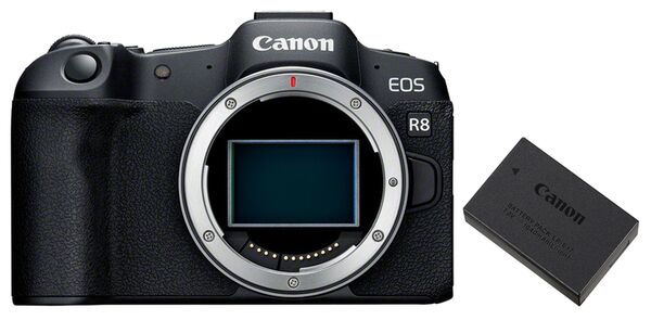 Canon EOS R8 Gehäuse + LP-E17 Akku 