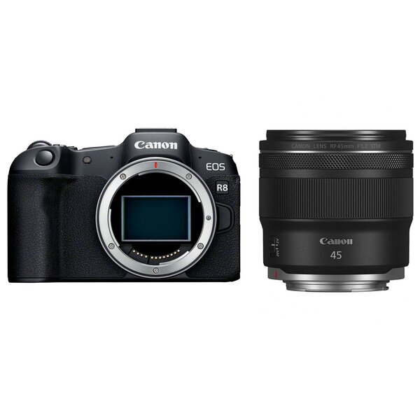 Canon EOS R8 + RF 45mm f/1,2 STM 