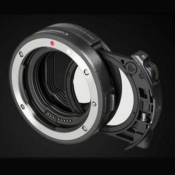 Canon Objektivadapter + Drop-In Filter - Zirkularpolfilter  Canon RF Canon EF