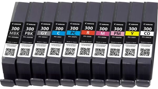 Canon PFI-300 Multipack MBK/PBK/C/M/Y/PC/PM/R/GY/CO 