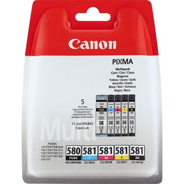 Canon PGI-580+CLI-581 C/M/Y/BK MultiPack Blister 