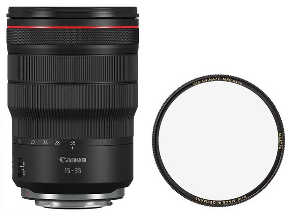 Canon RF 15-35mm f/2,8 L IS USM + B+W UV-FILTER MRC nano MASTER 