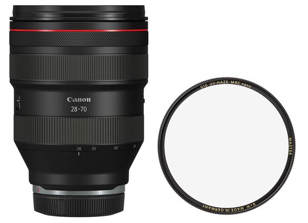 Canon RF 28-70mm f/2,0 L USM + B+W UV-FILTER MRC nano MASTER 