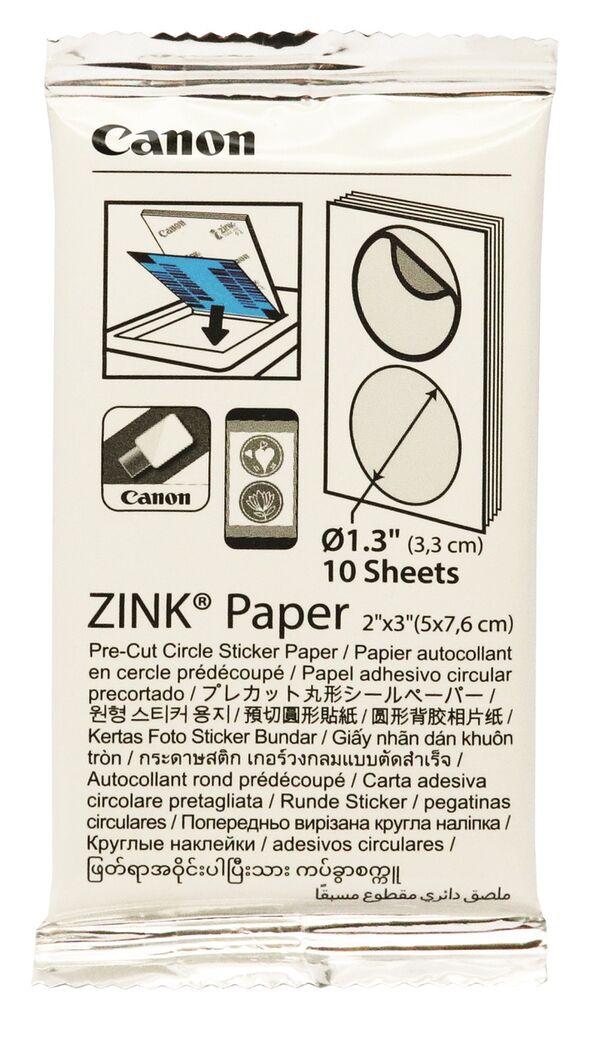Canon ZINK Circle Sticker ZP-2030-2C-20 