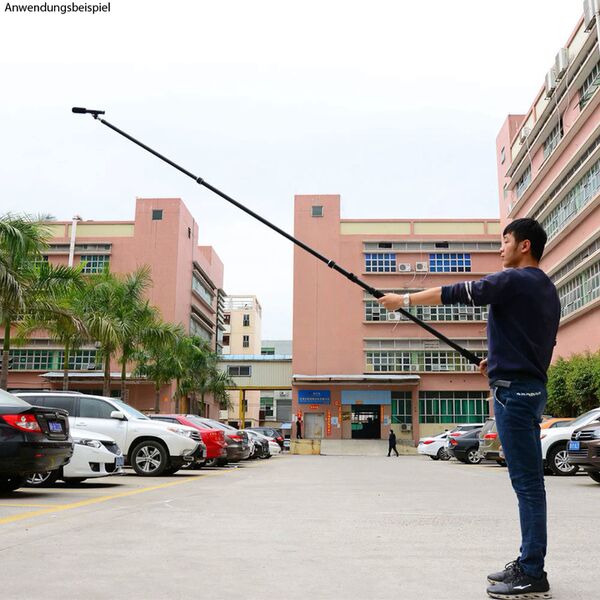 Caruba Aluminium-Mikrofon-Boomstange (109cm 250cm) Universal 