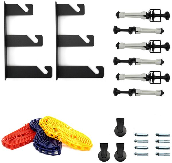 Caruba Aufhängesystem für 2 Rollen zur Wandmontage 