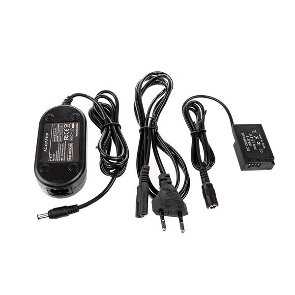 Caruba Canon LP-E17 (DR-E18) Dummy-Akku + AC-E6-Netzadapter 