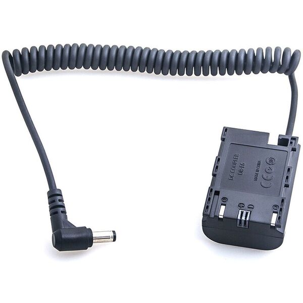 Caruba Canon LP-E6 Volldekodierung Dummy-Batterie (Spiralkabel) 