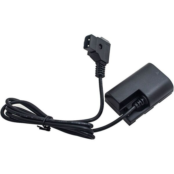 Caruba Canon LP-E6 Volldekodierung Dummy-Batterie + D-TAP B-Typ-Anschluss 