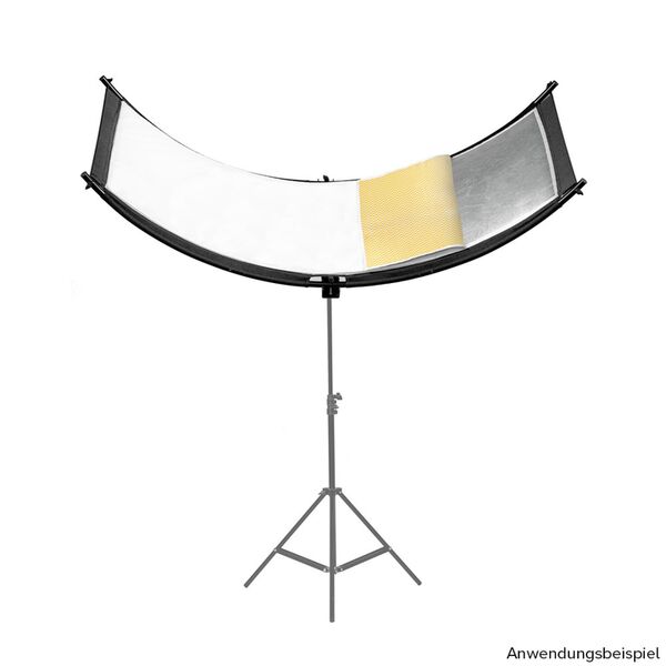 Caruba Curved Face Reflector Pro Kit (inkl Erweiterungsset)  180cm x 65cm