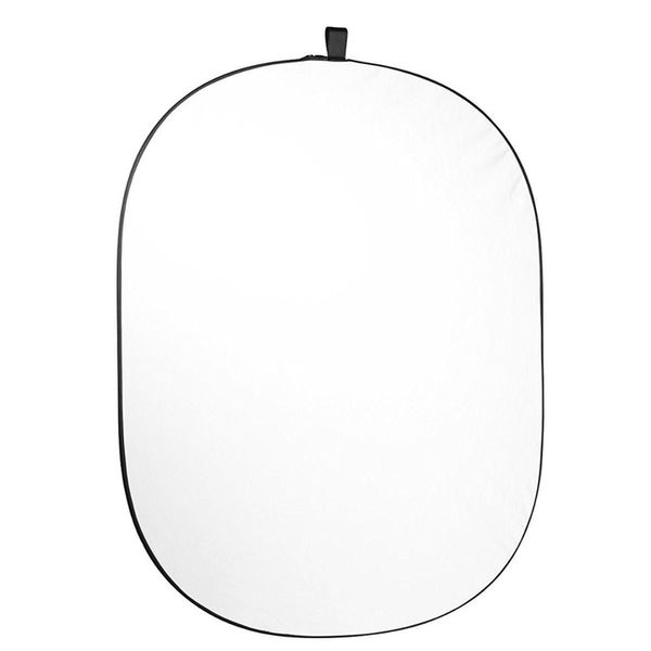 Caruba Faltbarer Hintergrund Schwarz/Weiß Baumwolle 150x200 cm  Schwarz/Weiß Baumwolle 150x200 cm