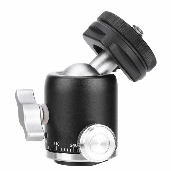 Caruba FS 02 Mini-Kugelkopf mit Blitzschuh 