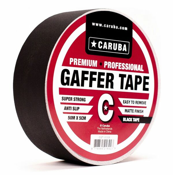 Caruba Gaffer Tape  50m x 5cm schwarz