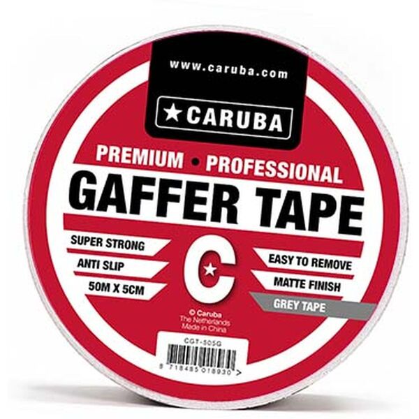 Caruba Gaffer Tape 50mtr x 5cm  grau